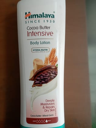 Himalaya cocoa butter intensive body lotion