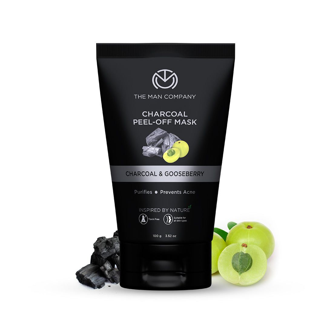 Charcoal Peel Off Mask | Charcoal & Gooseberry Charcoal Peel Off Mask | Charcoal & Gooseberry - 100gm Peel Off Mask at
