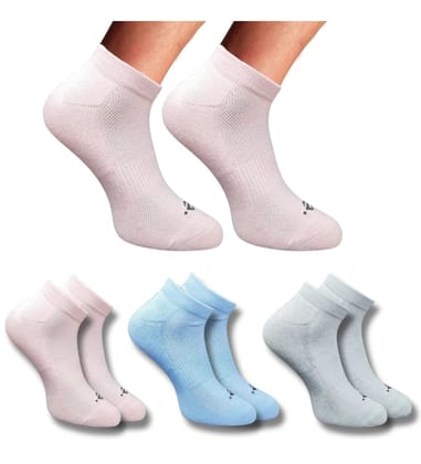3_Pair Set Unisex Casual Cotton Printed Low Cut Socks (Multicolor) 3_Pair Set Unisex Casual Cotton Printed Low Cut Socks (Multicolor)