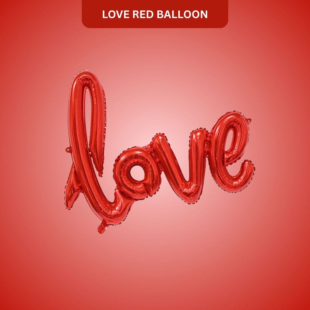 Love Foil Balloon - Party and Festive Needs | Buy online on ZillyBuy