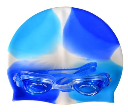 Nawani Swimming Cap and Goggles for Kids