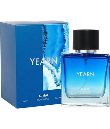 Ajmal Yearn Eau De Perfume Aquatic Perfume 100ML Long Lasting Scent Spray Gift For Men Pack of 1