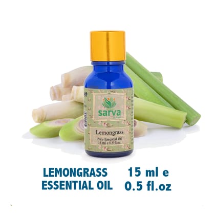 Lemongrass Essential Oil | Natural Insect Repellent | Aromatherapy | Diffuser Oil-15ml