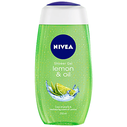 Nivea Lemon & Oil Shower Gel - With Refreshing Scent, pH Balanced, Moisturising, 250 ml