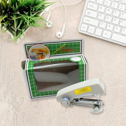 Pocket Portable Mini Sewing Stapler Machine: Cordless Hand-Operated Manual Stitcher for Garments and Cloth