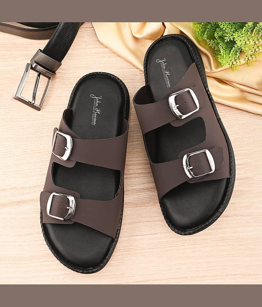 John Karsun Brown Men's Daily Slipper