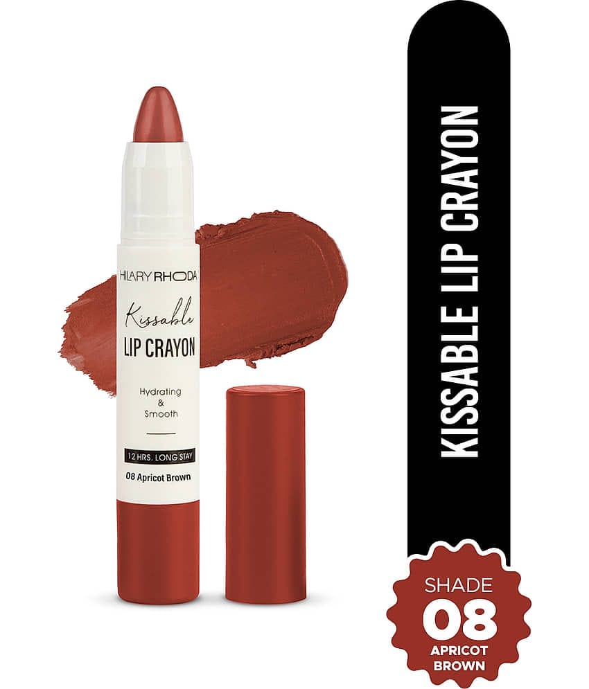 Hilary Rhoda Brown Matte Transferproof Crayon Lipstick ( Pack of 1 )