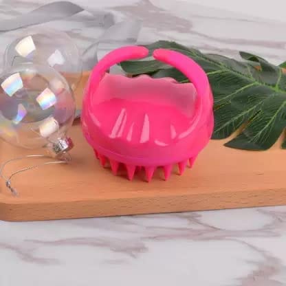 Elecsera Soft Silicone Scalp Shower Hair brush Washing Exfoliating Massager Brush Comb