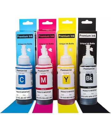 zokio 664 L130 EPS0N Multicolor Pack of 4 Cartridge for EPS0N L130, L360, L361, L565, L210, L220, L310, L365, L385, L455, L555, L605, L1300