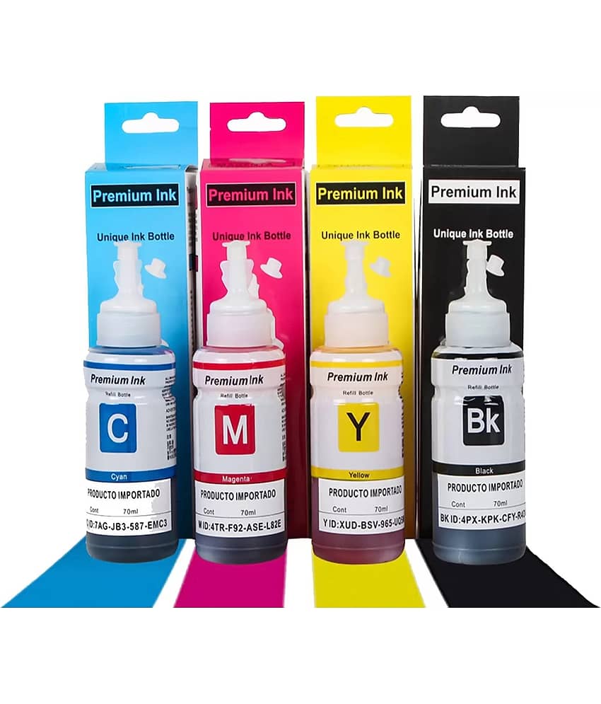 zokio 664 L130 EPS0N Multicolor Pack of 4 Cartridge for EPS0N L130, L360, L361, L565, L210, L220, L310, L365, L385, L455, L555, L605, L1300