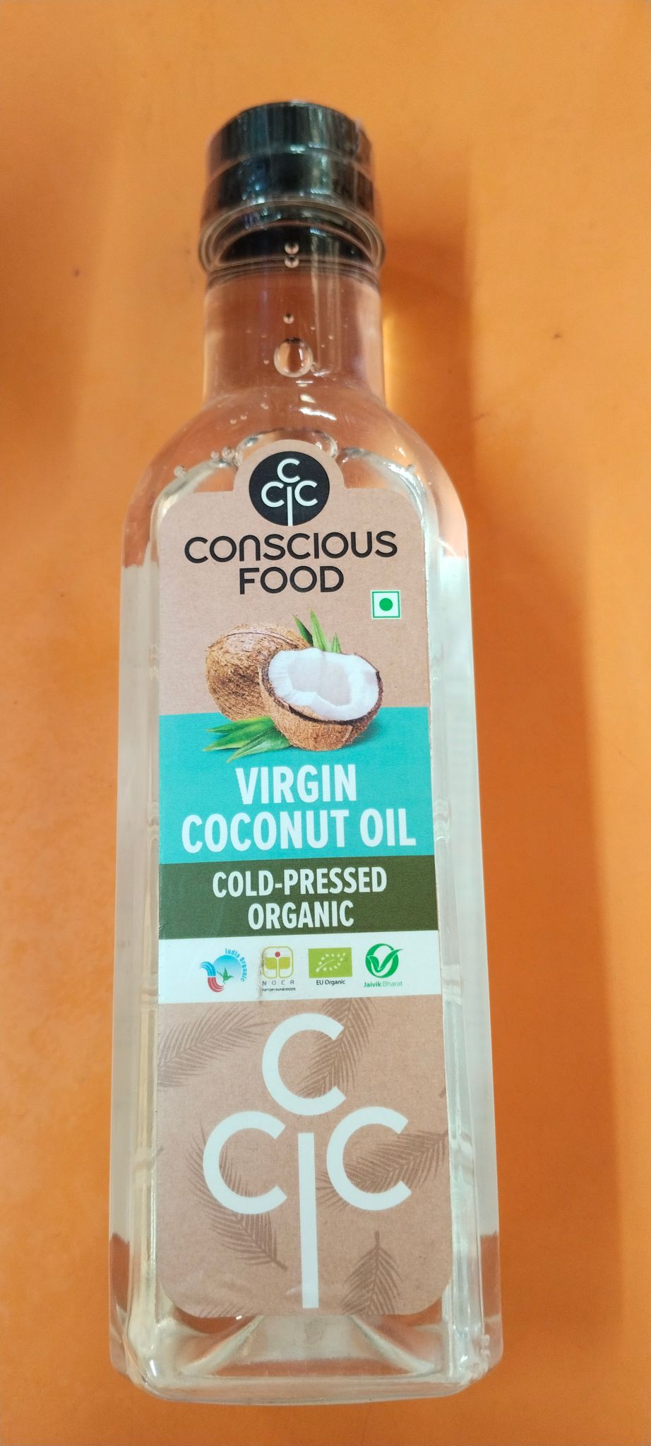Conscious food virgin coconut oil 500 ml