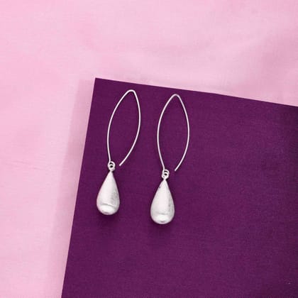 Sparkling Spheres Dangler Silver Earrings-None / Silver