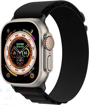 ACELOOP iWatch Sport Nylon Strap for apple Watch 49/45/44/42mm-White / 44mm