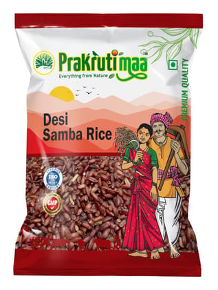 Prakrutimaa Deshi Samba Rice (1Kg) | Traditional Small-Grain Rice Prakrutimaa Deshi Samba Rice (1Kg) | Traditional Small-Grain Rice