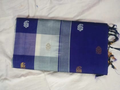 Handloom Cotton Saree Elegant Indian Ethnic Wear