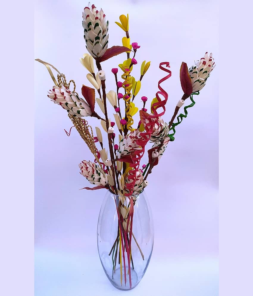 Fab n Style - Multicolor Palm Artificial Flower ( 15 Pcs )