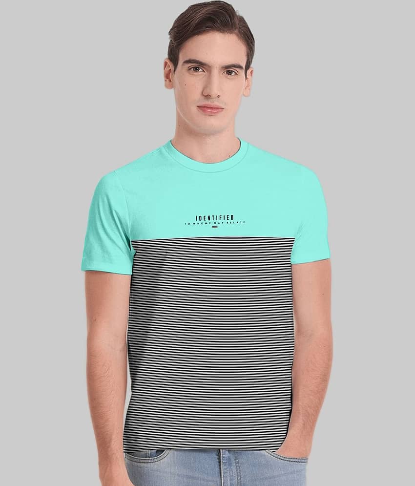 TAB91 Pack of 1 Cotton Blend Regular Fit Men's T-Shirt ( Mustard )
