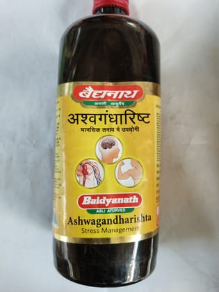 Baidyanath Asli ayurved Ashwagandharishta Stress management 