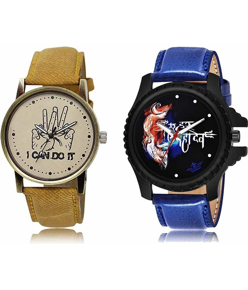 Lorem - Analog Watch Watches Combo For Men and Boys ( Pack of 2 )