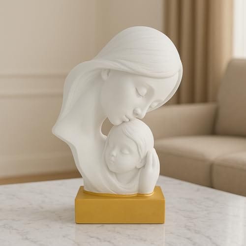 CraftVatika Mother Baby Statue Showpiece Gift, Mother Baby Figurine, motherr Child Statue, Home Decor Items, House