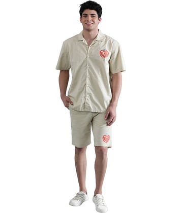 Bene Kleed Night sets For Men's ( Beige )