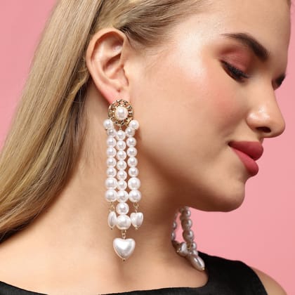 Gold-Plated Drop Earrings Earrings-Earrings / Gold / Drop Earrings