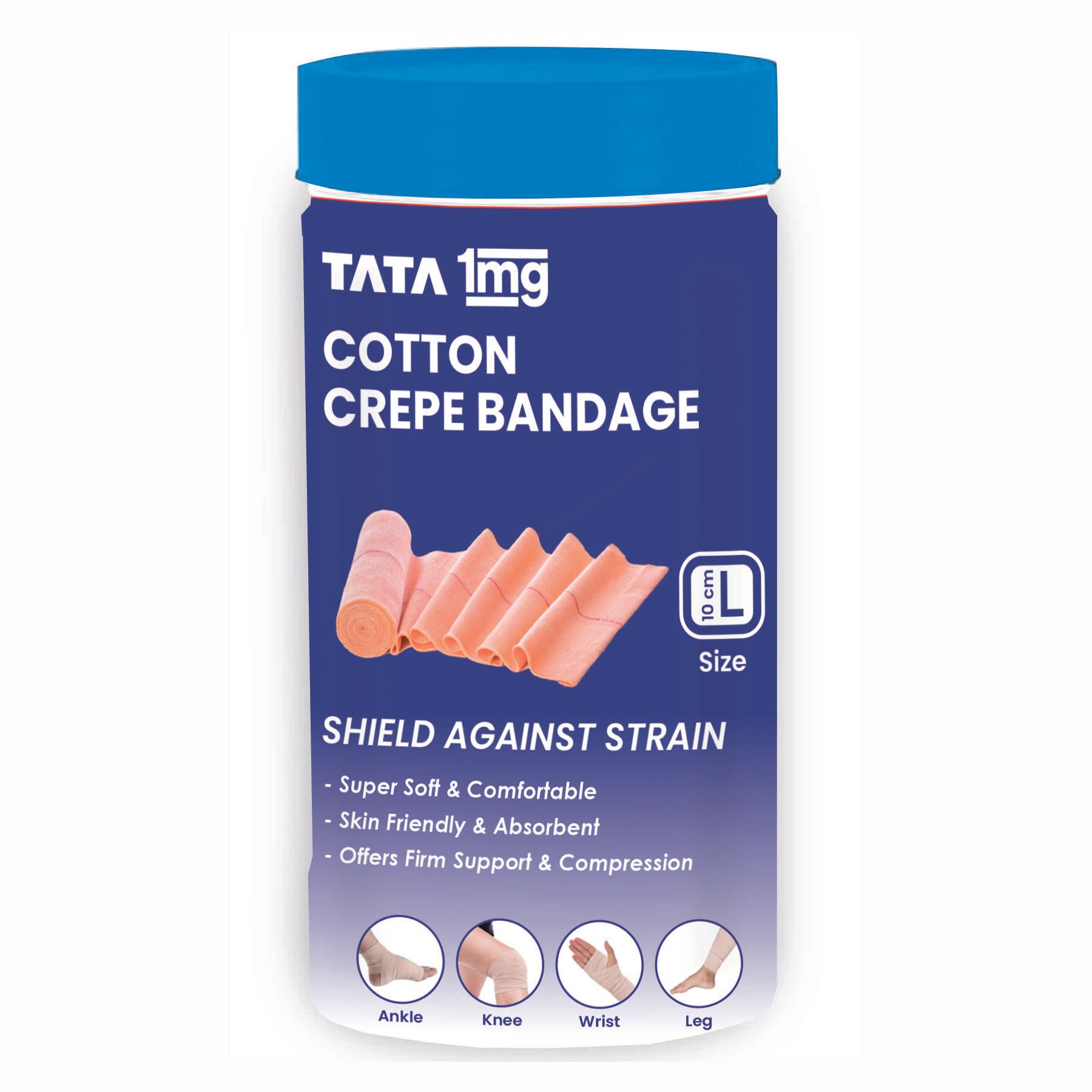 Tata 1mg Cotton Crepe Bandage 10cm