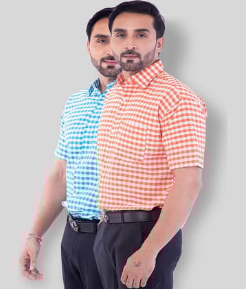 DESHBANDHU DBK - Multicolor Cotton Regular Fit Men's Casual Shirt (Pack of 2 )