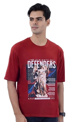 MILLER JOHNSON Men's Cotton Oversized Fit T-Shirt