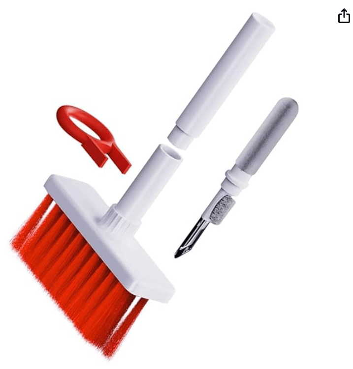 Lapster 5-in-1 Multi-Function Laptop Cleaning Brush/Keyboard Cleaning kit/Gadget Cleaning kit Gap Duster Key-Cap Puller for Laptop, Keyboard and Earphones(Multi Colour)