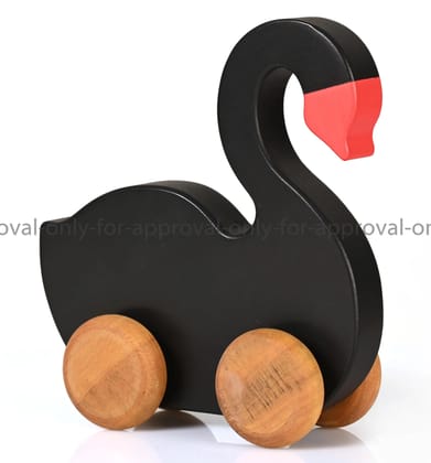 Numobel-Toys-On Wheels-Swan-Black