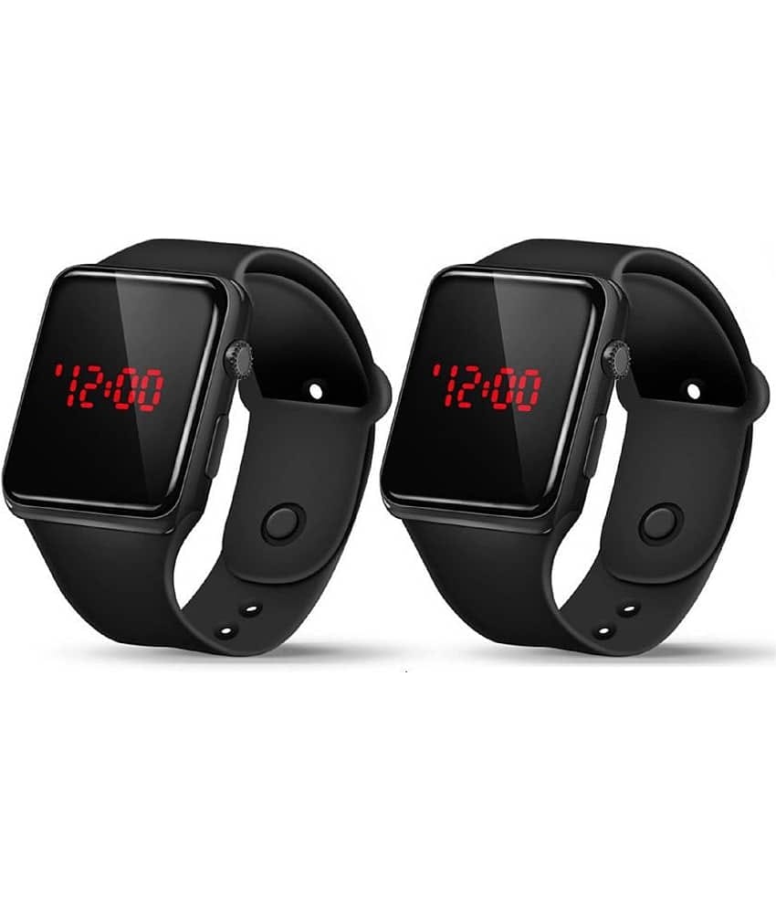 DECLASSE Black Dial Digital Boys Watch ( Pack Of 2 )
