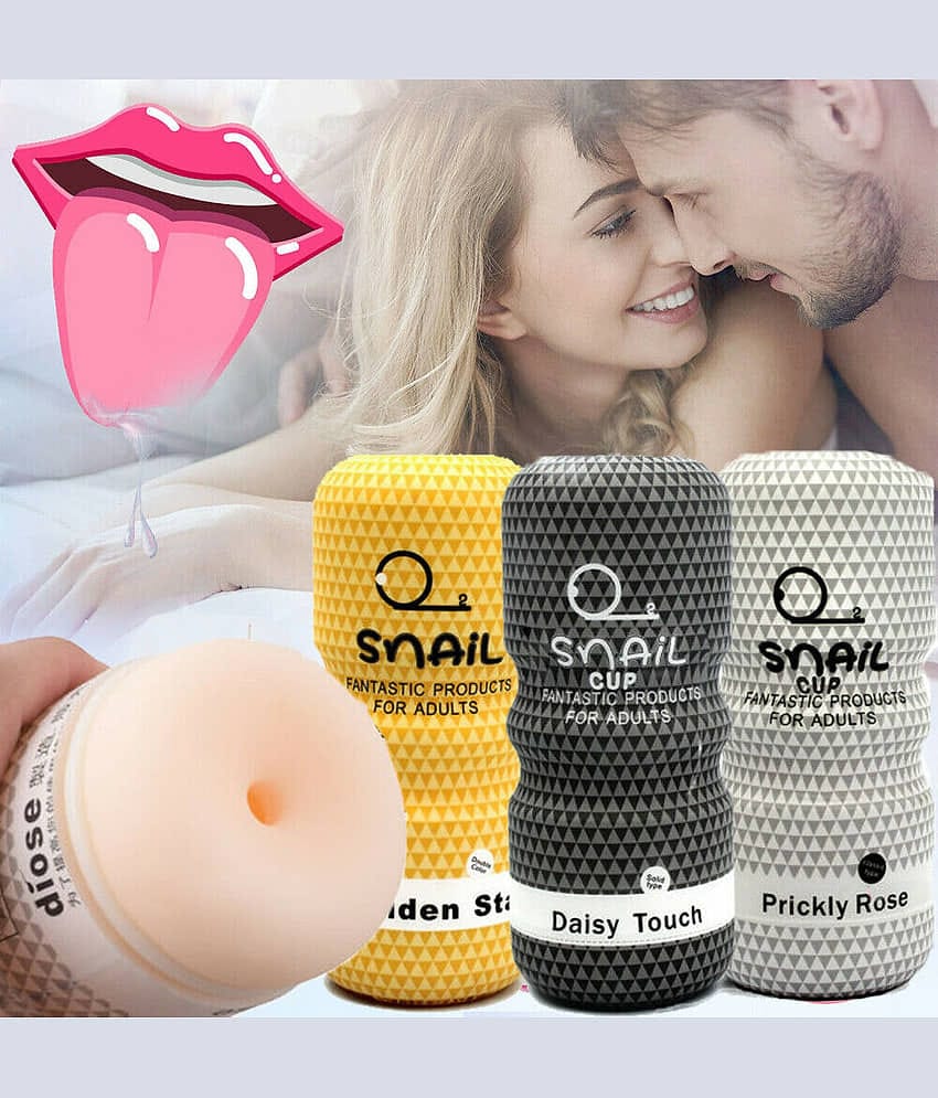 KAMAHOUSE SNAIL CUP MALE MASTURBATOR REALSTIC POCKET PUSSY FOR MEN