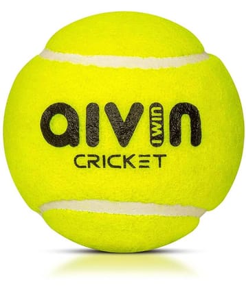 Aivin Yellow Rubber Cricket Ball ( Pack of 1 )