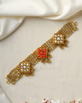 Gold Polish Silver Necklace CHN1727