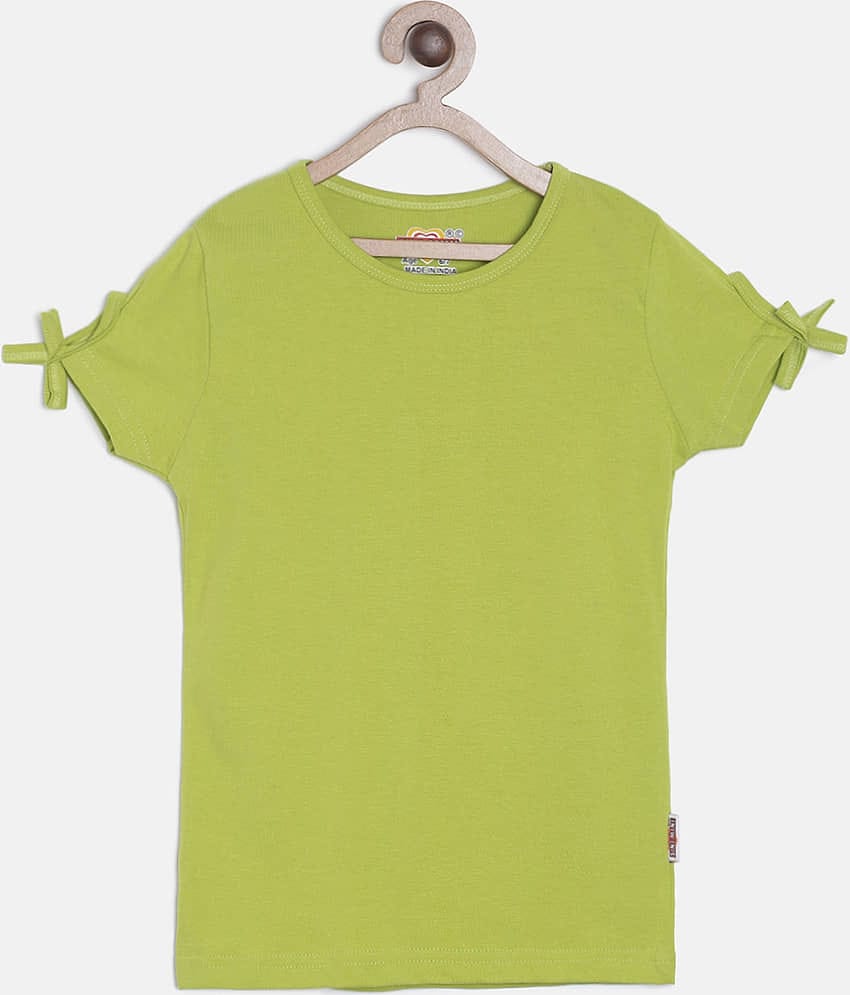 Sinimini Pack of 1 Girls 100% Cotton T-Shirts ( Multi )
