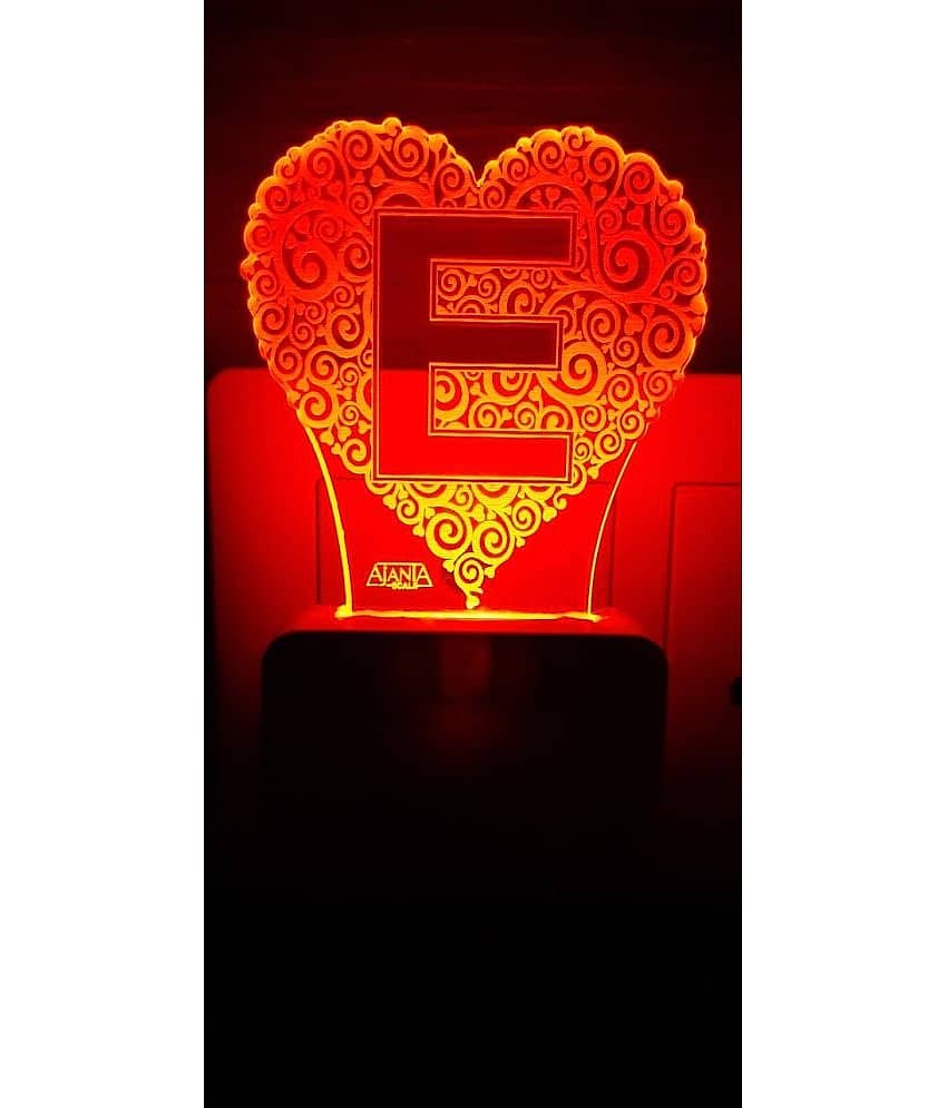 SUPER AJANTA - Multicolor Night Lamp ( Pack of 1 )