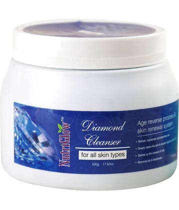 NutriGlow Diamond Cleanser For Skin Renewal System, All Skin Type, 500gm