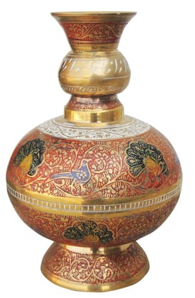 Brass Home & Garden Decorative Flower Pot, Vase - 5*6*7.3 Inch (F193)