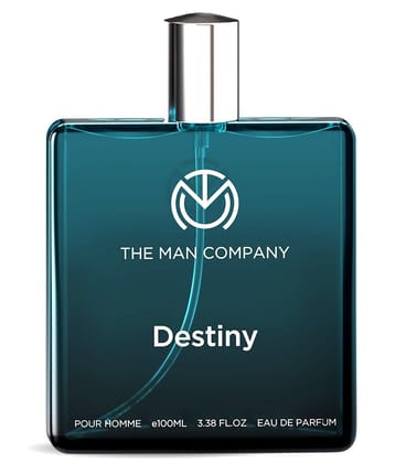 The Man Company Destiny Perfume for Men - 100ml | Premium Long-Lasting Fragrance | EDP for Men (Eau De Parfum) | Gift for Him The Man Company Destiny Perfume for Men - 100ml | Premium Long-Lasting Fragrance | EDP for Men (Eau De Parfum) | Gift for Him - 