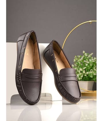 KARADDI Brown Women's Loafers