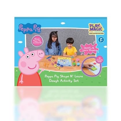 PlayMagic Peppa Pig Shape N' Learn Dough Activity Set