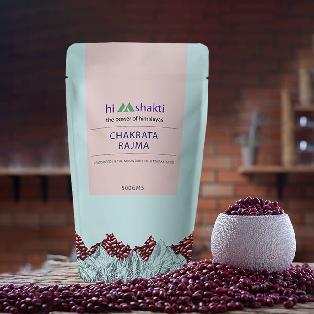 Unpolished Chakrata Rajma, 500gms