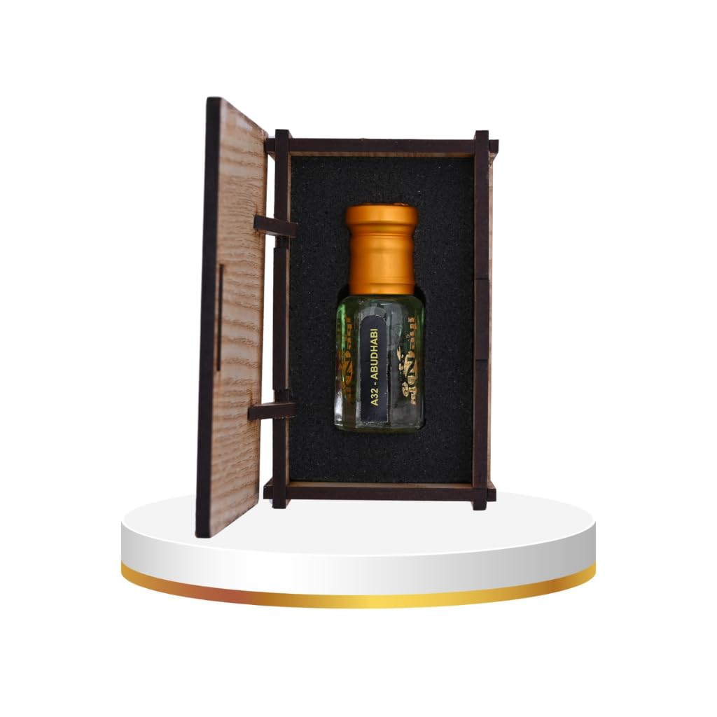 alNaqi Abudhabi 6ml - Original Abu Dhabi Attar, Alcohol Free Oud Perfume Oil, Long Lasting Abu-Dhabi-Parfum, Premium Unisex-Ittar