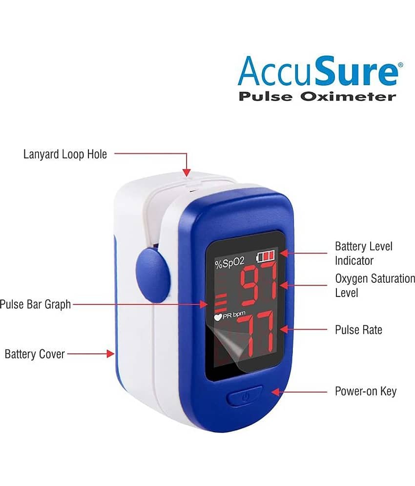 Accusure PULSE OXIMETER (SPO2) FINGER TIP Finger Tip