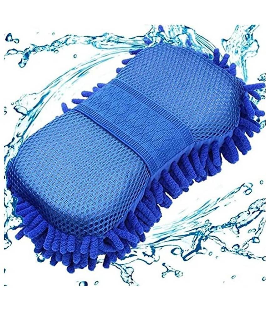 Penyan Microfiber Car Wash Sponge - Microfiber - Lint Free - Scratch Free - Ultra Soft Automobile Cleaning Sponge Pack of 1