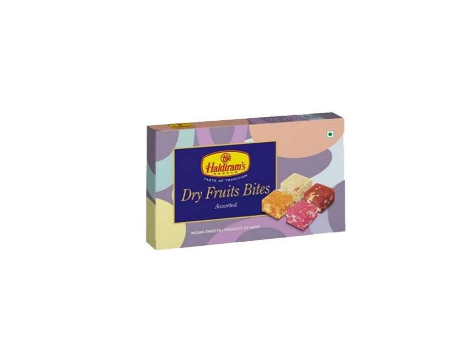 Haldiram's Dry Fruit Bites Packed Sweets - 200 Gm - Pack of 2