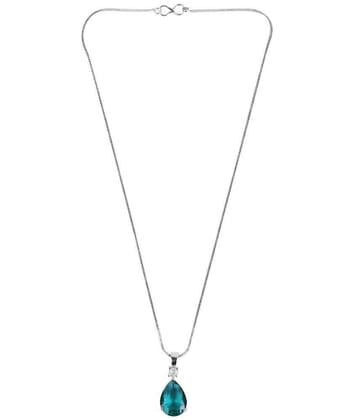 Sunhari Jewels - Green Pendant ( Pack of 1 ) - Green
