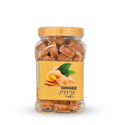 Ginger Jaggery Cube-500gm - aggery is nutritionally superior to sugar because it contains iron, fiber, and minerals in addition to calories. However, it should be eaten in moderation because