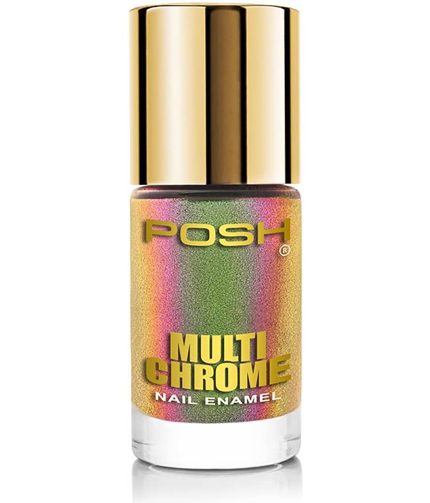 Posh - Multicolor Chrome Nail Polish ( Pack of 1 )